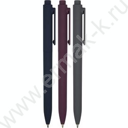 Ручка шар авт SoftClick.Original синяя 0,7мм /3цв.корпуса | Фото 1