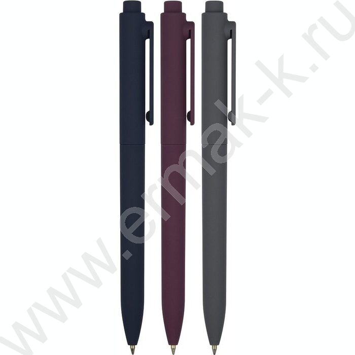 Ручка шар авт SoftClick.Original синяя 0,7мм /3цв.корпуса | Фото 1