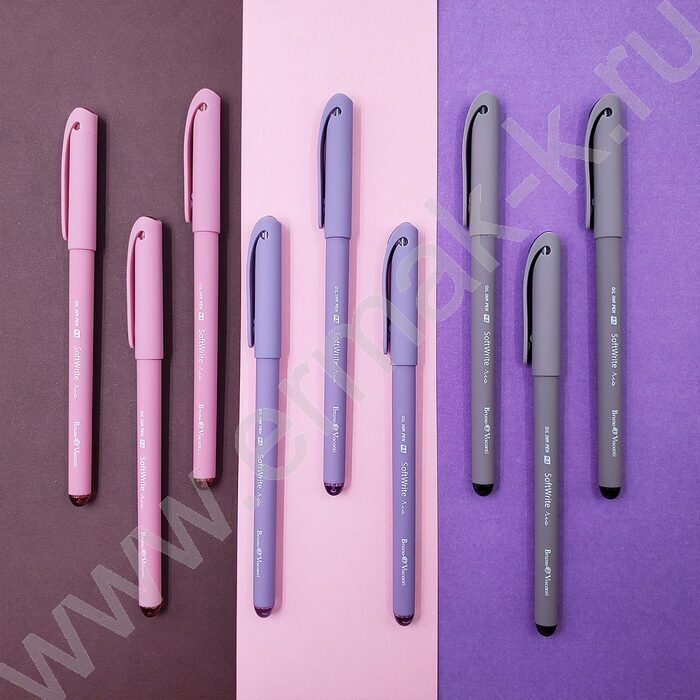 Ручка шар на масл.основе 0,5мм синяя SoftWrite Rio/5цв.корпуса | Фото 7