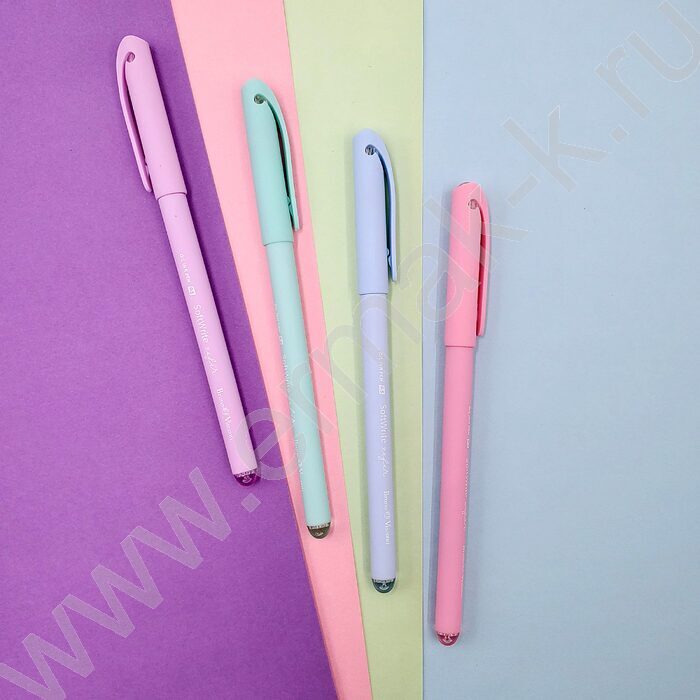 Ручка шар на масл.основе 0,5мм синяя SoftWrite Zefir/4цв.корпуса | Фото 6