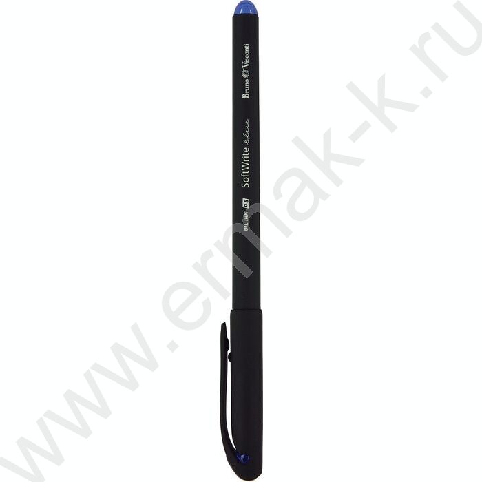 Ручка шар на масл.основе 0,5мм синяя SoftWrite.Black | Фото 2