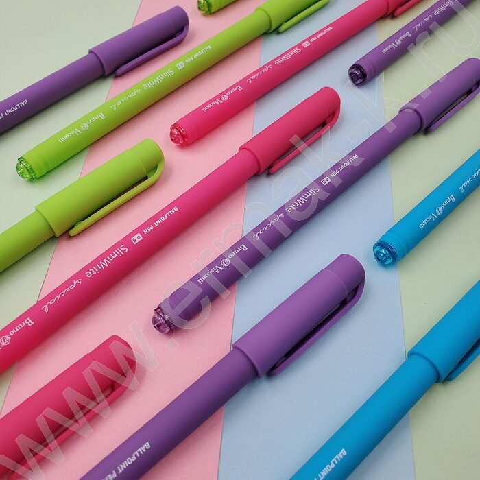 Ручка шар SlimWrite Special синяя 0,5мм /4цв.корпуса | Фото 7