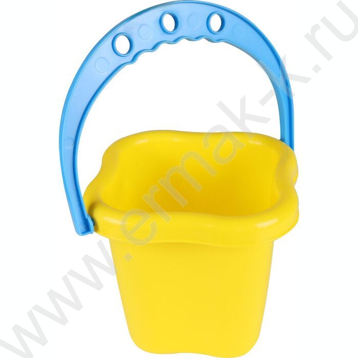 Песочный набор № 4-ведро 0,8л+лопатка 22см+грабли 21см | Фото 2