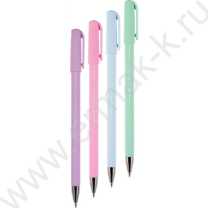 Ручка шар SlimWrite Zefir синяя 0,5мм /4цв.корпуса | Фото 1