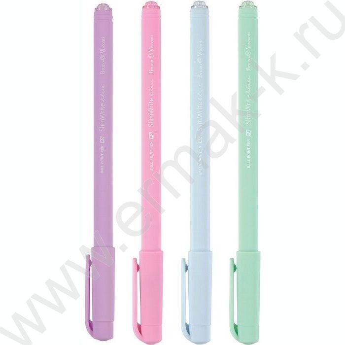 Ручка шар SlimWrite Zefir синяя 0,5мм /4цв.корпуса | Фото 2