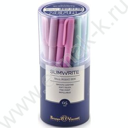 Ручка шар SlimWrite Zefir синяя 0,5мм /4цв.корпуса | Фото 5