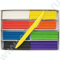 Пластилин   8цв 160г Классика+стек | Фото 2