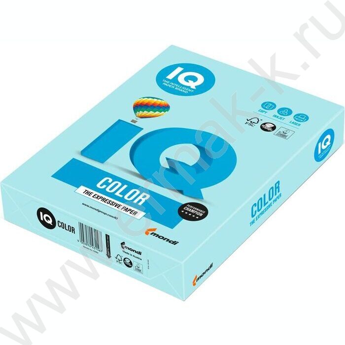 Бумага А4  80г/мкв 500л "IQ pale" светло-голубой /BL29 | Фото 1