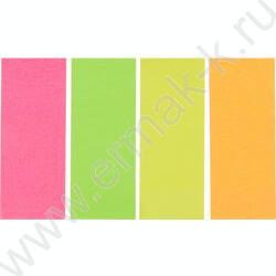 Набор самокл. этикеток-закладок 50*20мм/50л*4цв | Фото 2