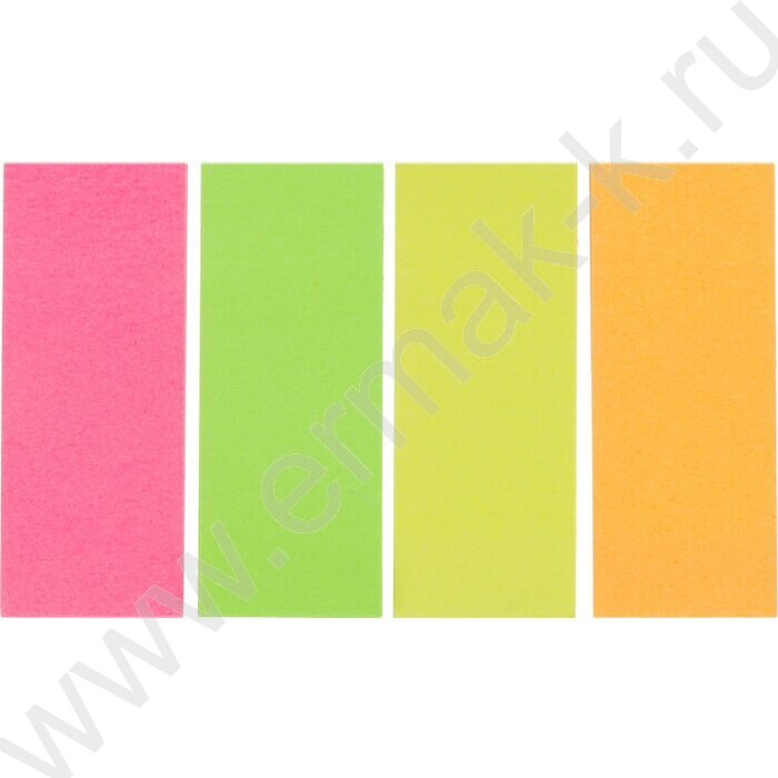 Набор самокл. этикеток-закладок 50*20мм/50л*4цв | Фото 2