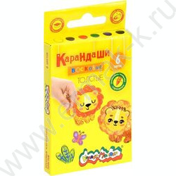 Мелки восковые  6цв Каляка-Маляка /толстые/ | Фото 1