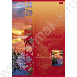 Тетрадь  80л А4 клетка "Aqualife" /лак/ 5видов | Фото 2