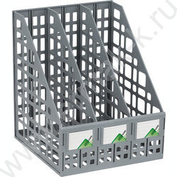 Лоток вертикальный разборный /серый,250мм/ 3отд. | Фото 6