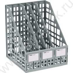 Лоток вертикальный разборный /серый,250мм/ 4отд. | Фото 1