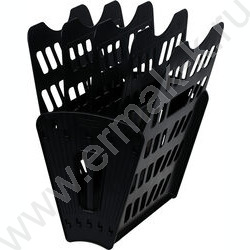 Лоток вертикально-гориз. разборный /чёрный/ 4отд. | Фото 2