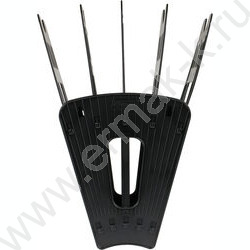 Лоток вертикально-гориз. разборный /чёрный/ 4отд. | Фото 3