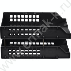 Лоток горизонтальный сетчатый черный /уп.2шт на мет.стержнях | Фото 2