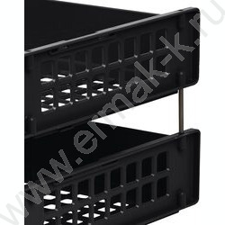 Лоток горизонтальный сетчатый черный /уп.2шт на мет.стержнях | Фото 5