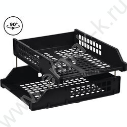 Лоток горизонтальный сетчатый черный /уп.2шт на мет.стержнях | Фото 7