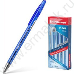 Ручка гелевая синяя 0,5мм  R-301 Gel Stick Original | Фото 2