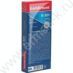 Ручка гелевая синяя 0,5мм  R-301 Gel Stick Original | Фото 3