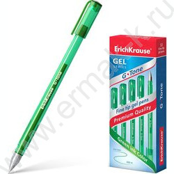 Ручка гелевая зеленая 0,5мм  G-Tone | Фото 2