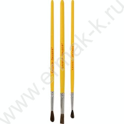 Кисть набор  3шт Каляка-Маляка европодвес | Фото 1