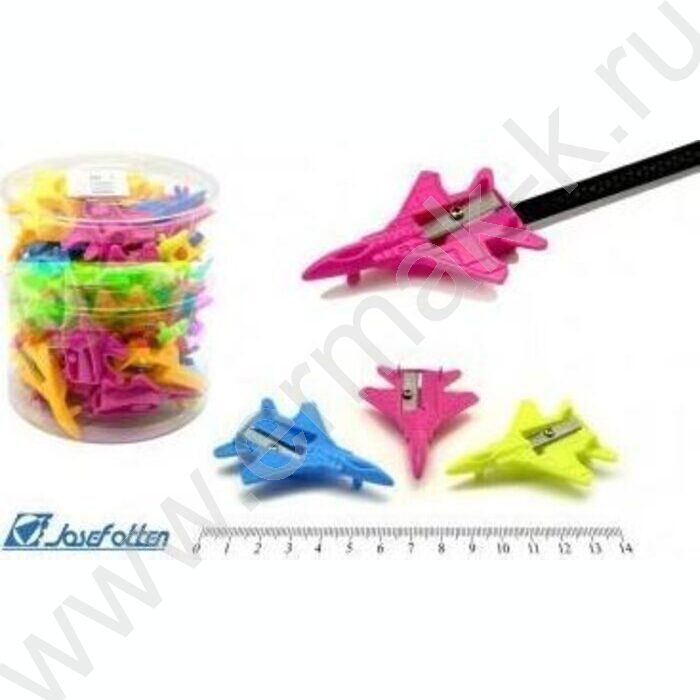 Точилка 1отв. пластик ассорти | Фото 1