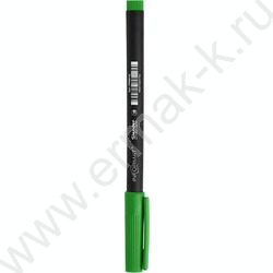Маркер перм. /зеленый/ 1мм круг Slender   | Фото 3