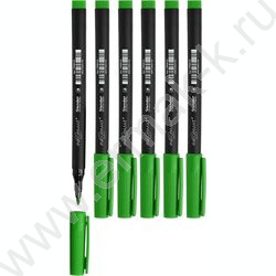 Маркер перм. /зеленый/ 1мм круг Slender   | Фото 5