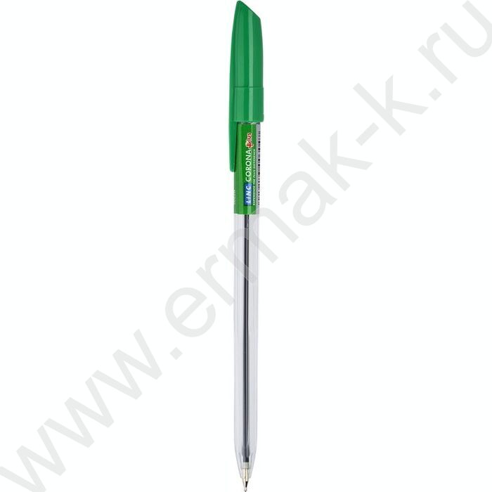 Ручка шар Corona plus зеленая 0,7мм | Фото 2