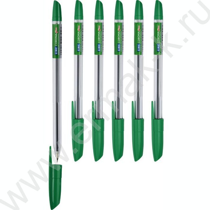 Ручка шар Corona plus зеленая 0,7мм | Фото 6