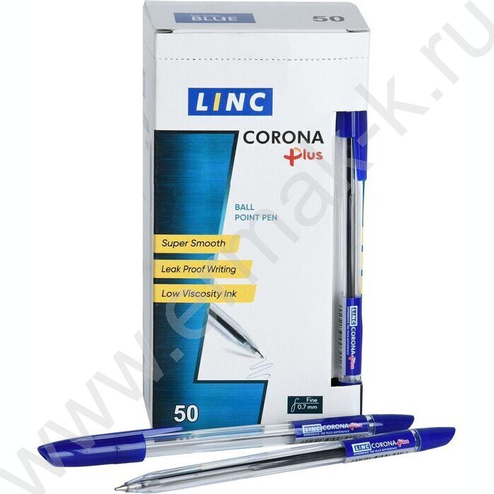 Ручка шар Corona plus синяя 0,7мм | Фото 5