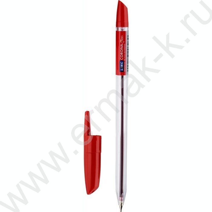 Ручка шар Corona plus красная 0,7мм | Фото 2