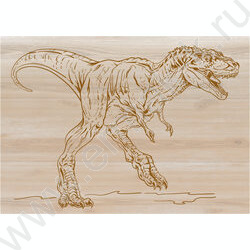 Набор д/творчества Выжигание.Доски для выжигания 2 шт "Трицератопс и Тираннозавр" серия "Динозав | Фото 5