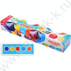 Набор д/творчества Радужный песок.Набор из 5 цветов/140гр формочка | Фото 2