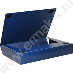 Короб архивный  56мм пластик синий | Фото 3