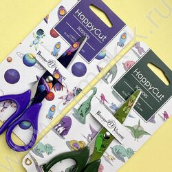 Ножницы 13,7см детские Happycut /с принтом 4вида | Фото 6