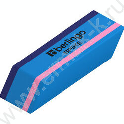 Ластик прямоугольный/скошенный "Spike" /50*18*9мм, термопластичная резина /ассорти   | Фото 4