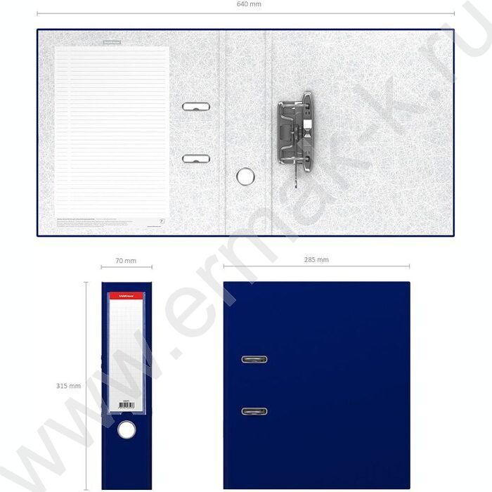 Файл 70мм Granite разборный синий с карманом | Фото 4