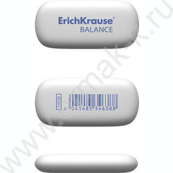 Ластик белый овальный "Balance" | Фото 2