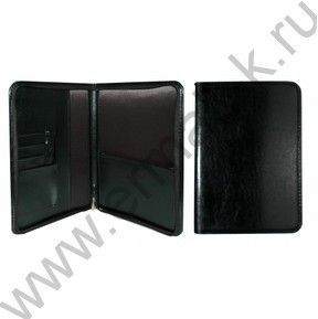 Папка иск.кожа черный Люкс