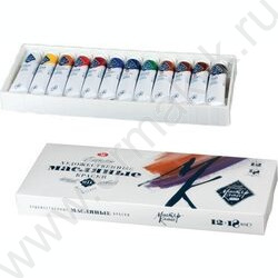 Краски масляные 12цв 18мл "Мастер-Класс" | Фото 2