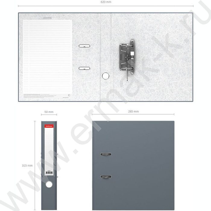 Файл 50мм Granite разборный серый с карманом | Фото 4