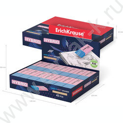 Ластик комбинированный сине-красный "Hybrid" | Фото 5