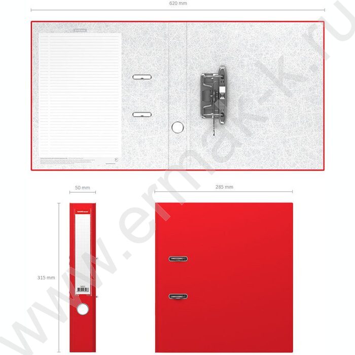 Файл 50мм Granite разборный красный с карманом | Фото 4
