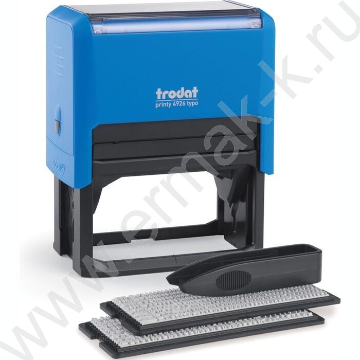 Штамп самонаборный автомат  8-ми строчный рус 75*38мм,пластик | Фото 1