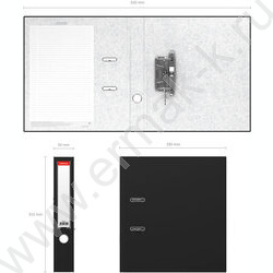 Файл 50мм Granite разборный черный с карманом | Фото 4