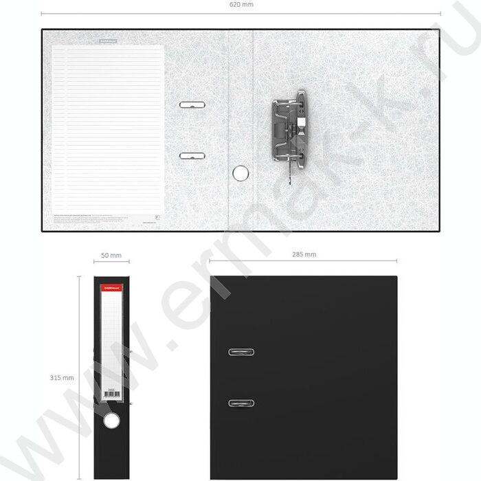 Файл 50мм Granite разборный черный с карманом | Фото 4