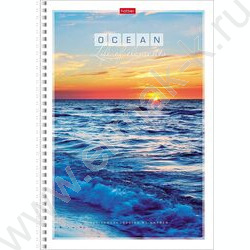 Тетрадь  96л А4 клетка/спираль "Океан" | Фото 1
